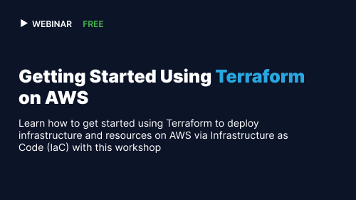 Getting started with Terraform on AWS webinar and live training