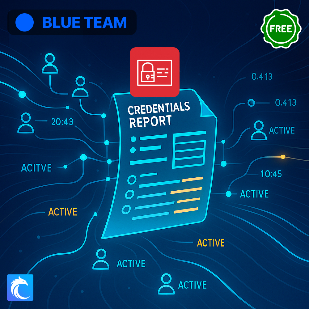IAM Generate Credentials Report Hands-On Lab with access to console, CLI, and CloudShell