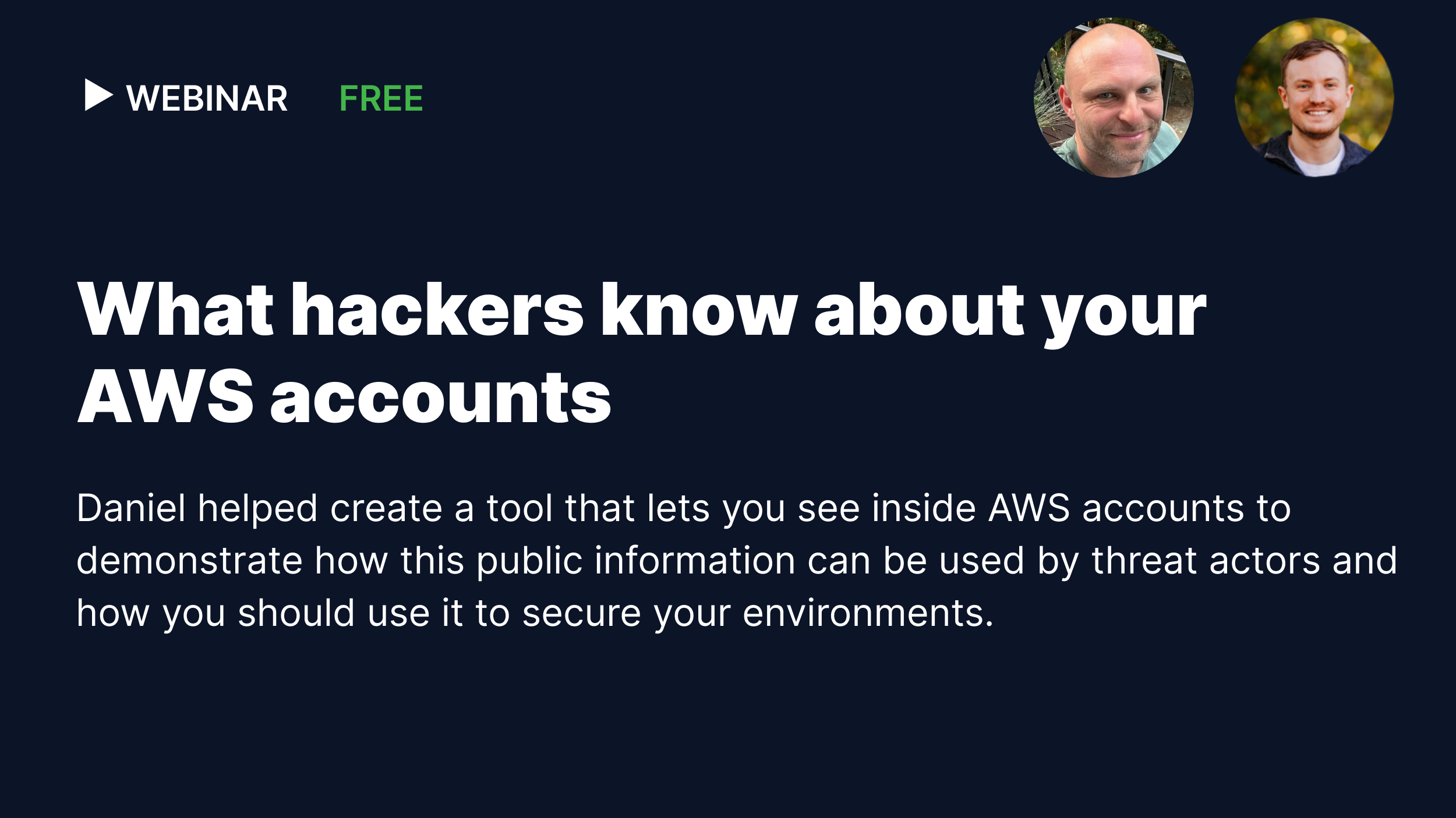 Awseye live training webinar with Daniel