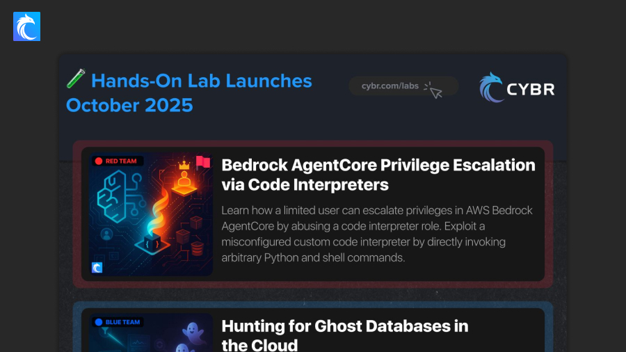 Cloud and AI Security Hands-On Labs Added October 2025